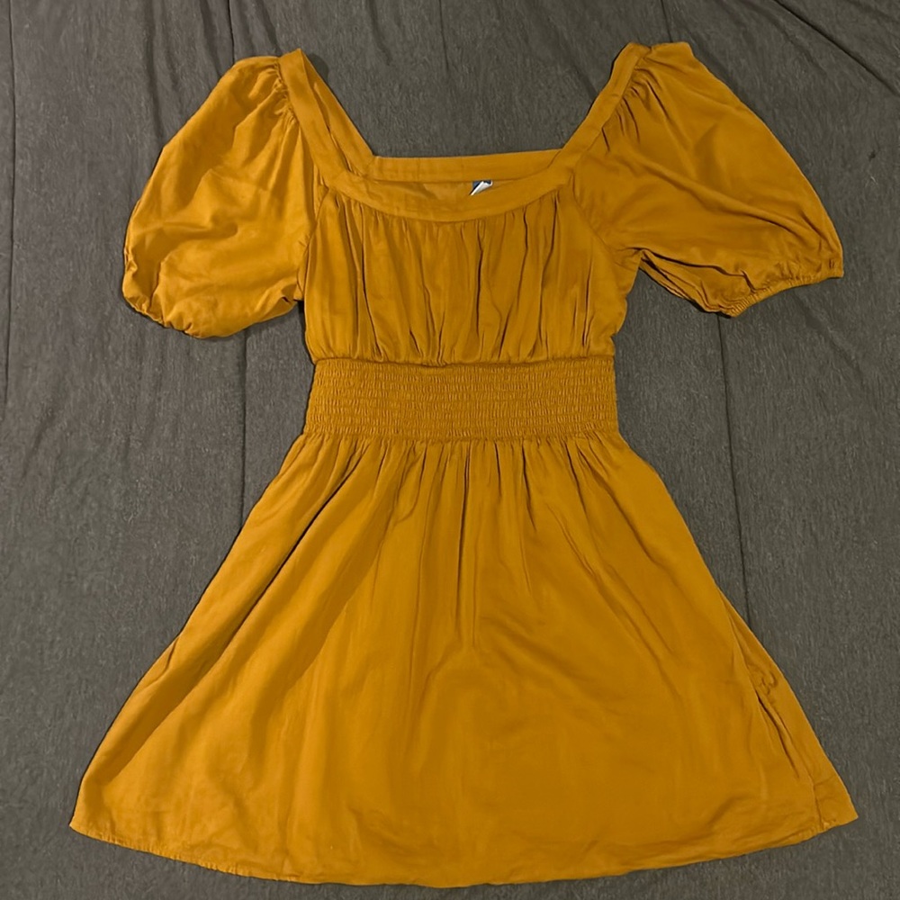A brown dress size S from Old Navy